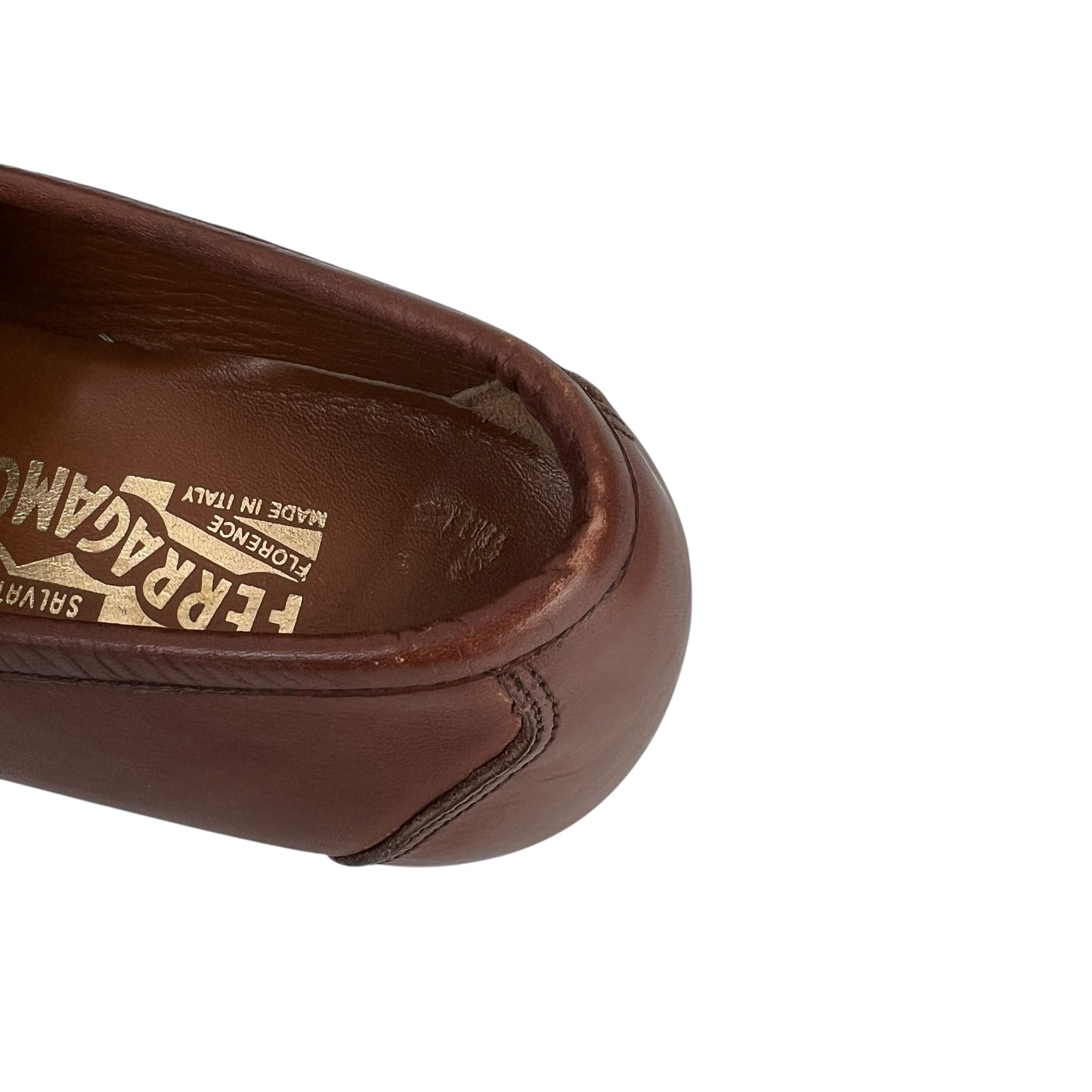 Ferragamo Gancini Leather Loafers