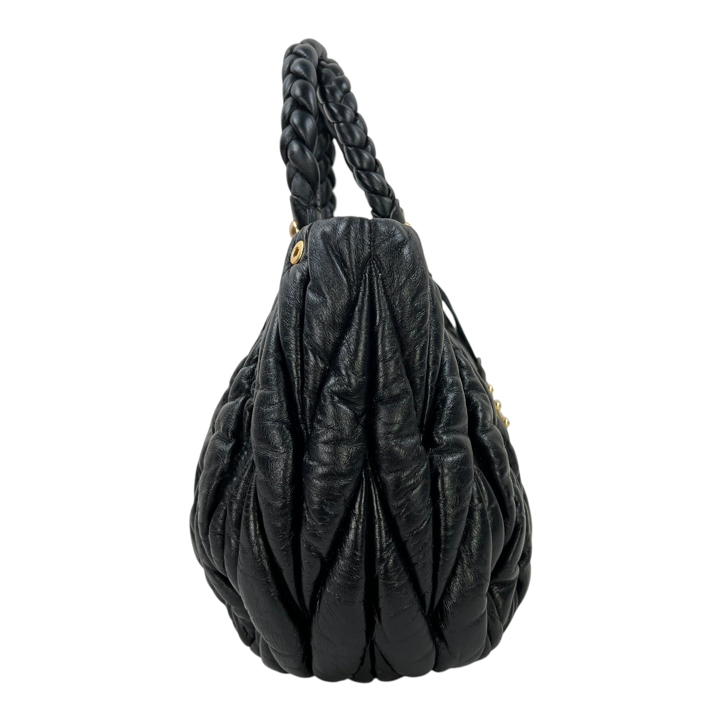 Miu Miu Matelassé Nappa Gaufre Leather Two-Way Bag