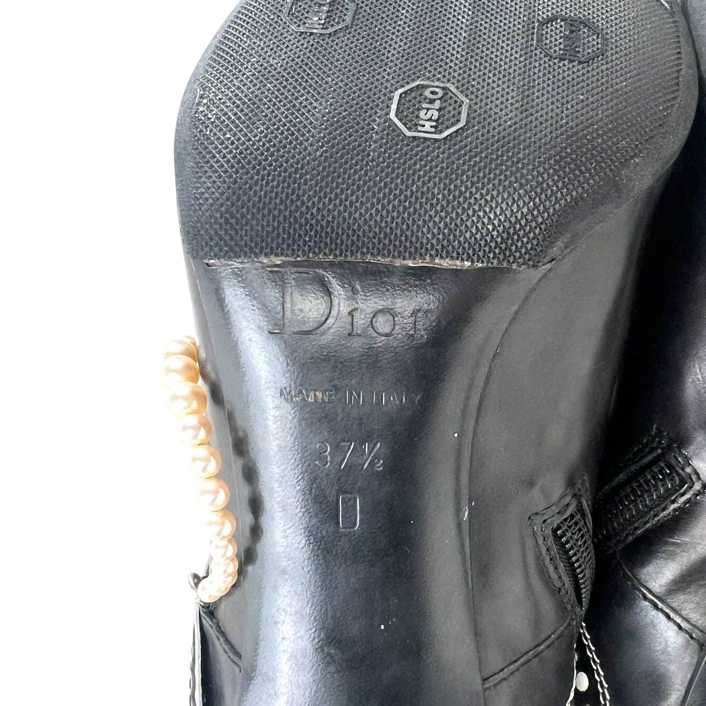 Dior John Galiano D’Trick Pearl Heeled Booties