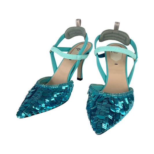 Fendi Sequined Heels