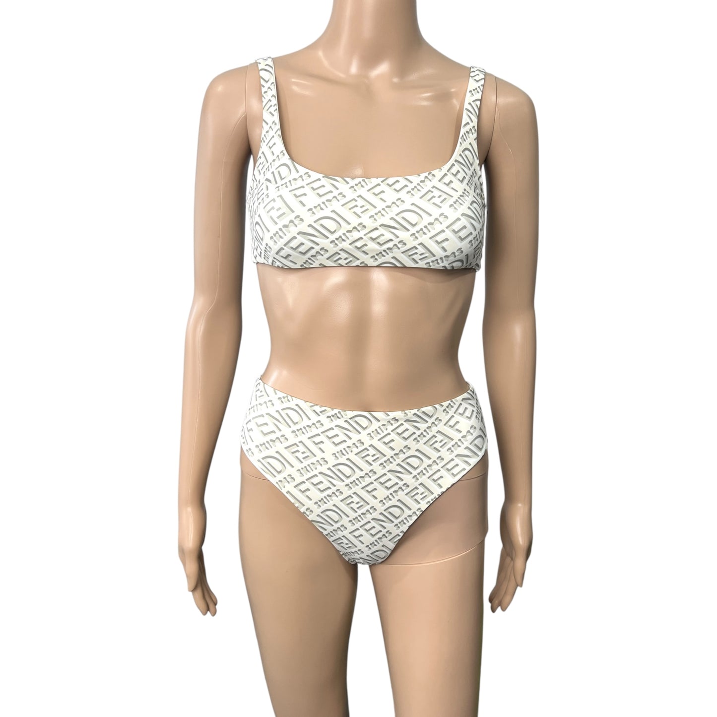 Fendi x SKIMS Logo Bathing Suit