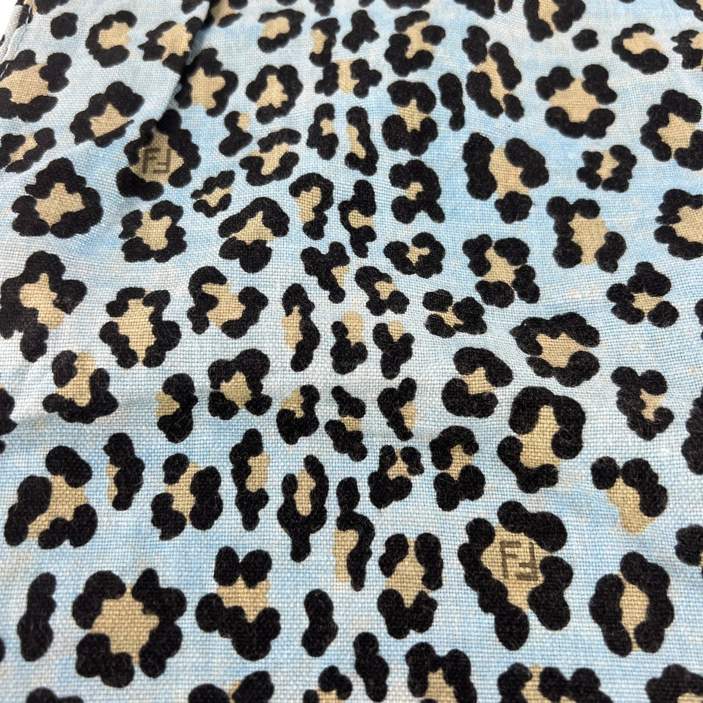 Fendi Vintage Leopard Print Capris