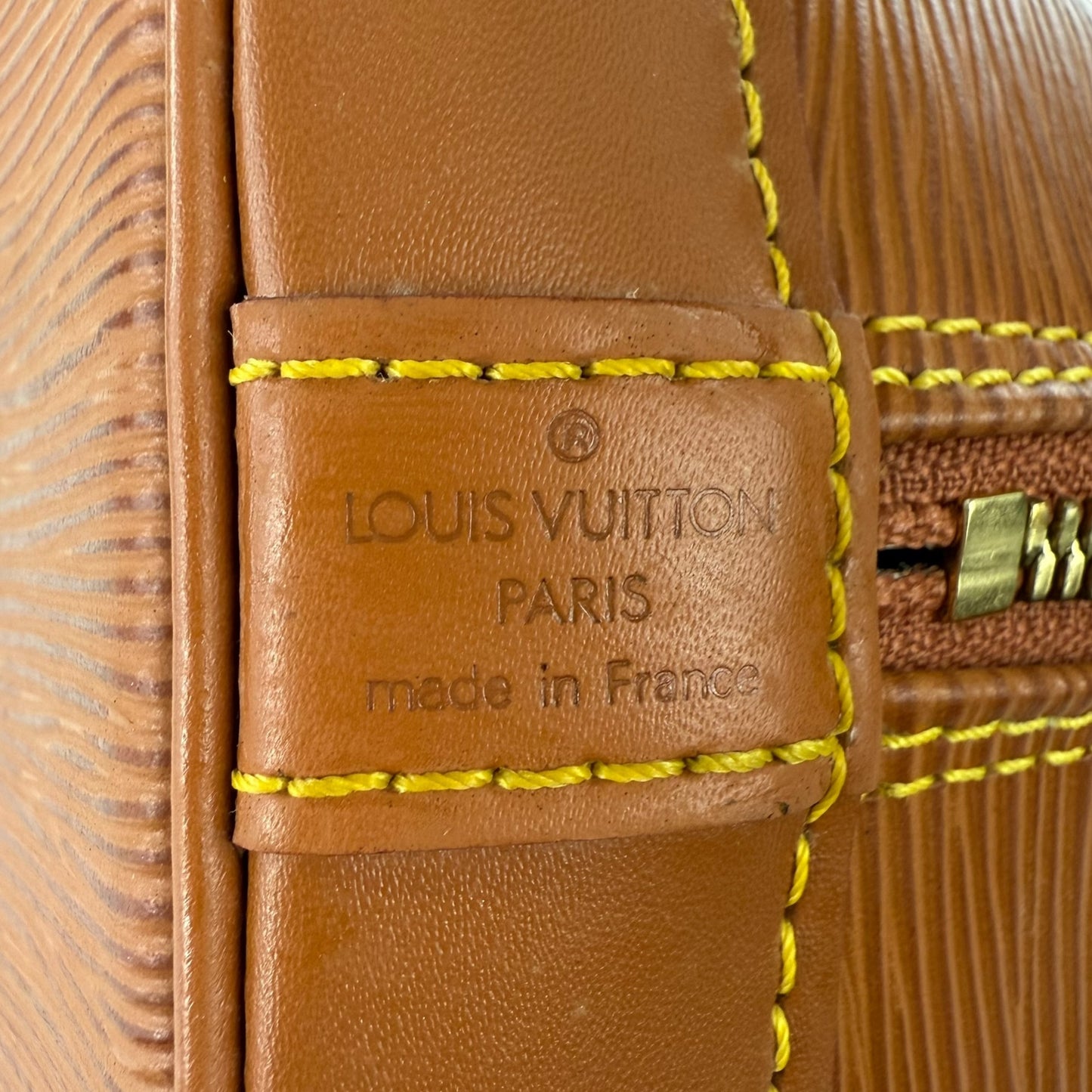 Louis Vuitton Epi Leather Alma Handbag