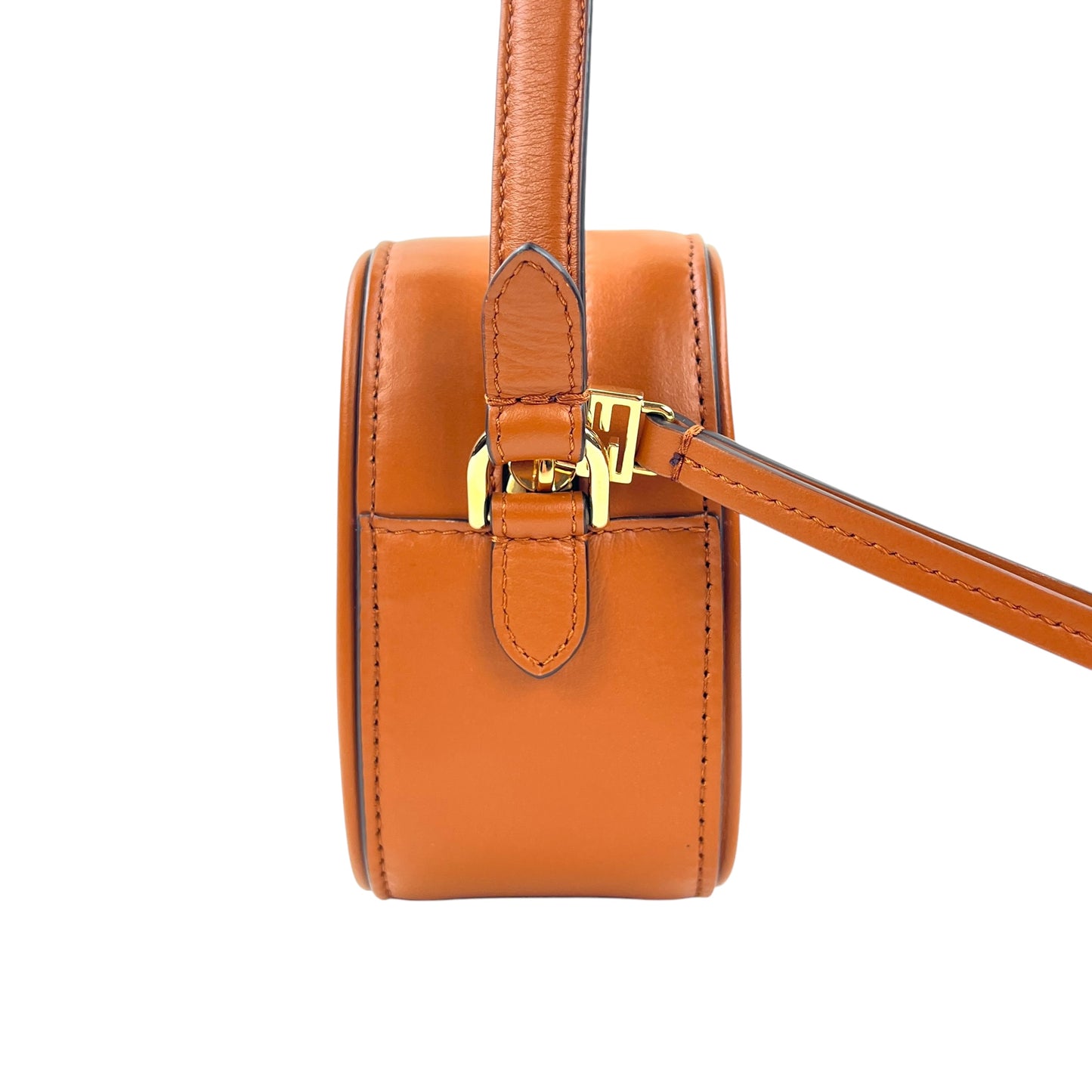 Fendi Zucca Embossed Leather Camera Crossbody Bag