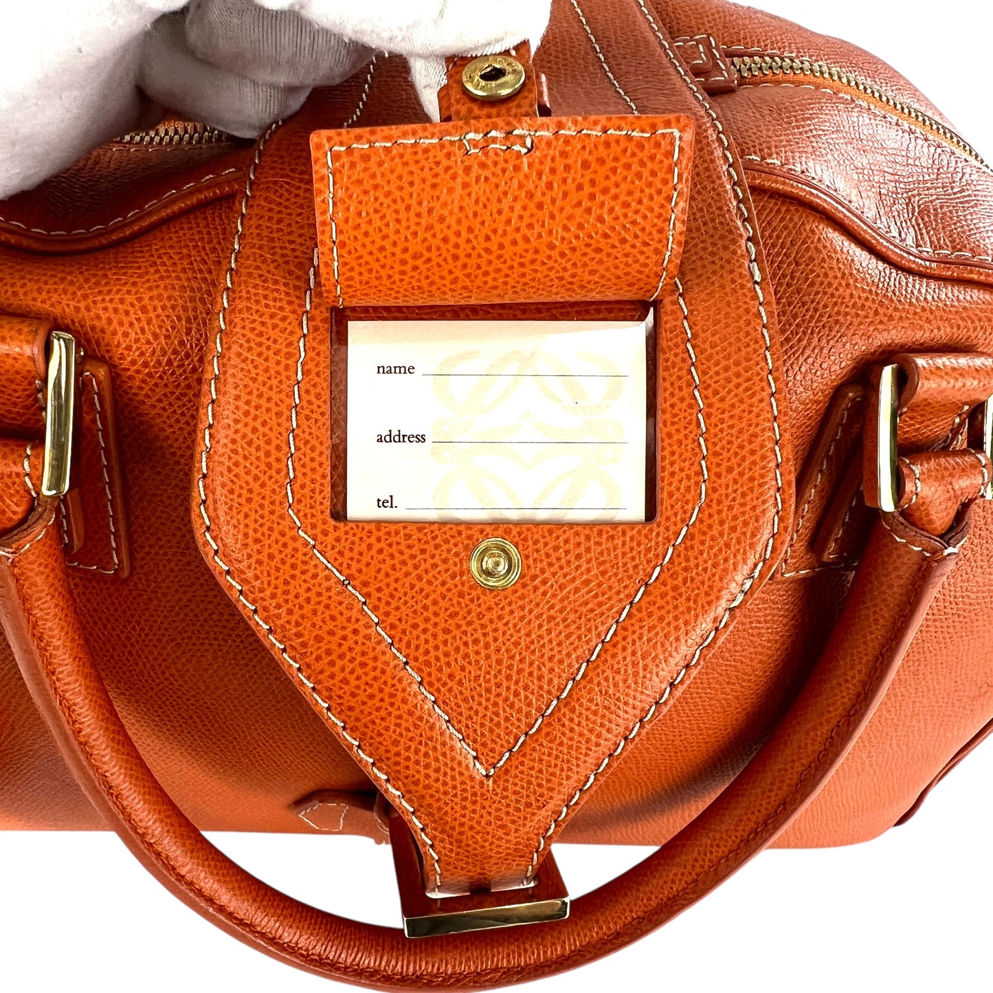 Loewe Leather Bowling Bag