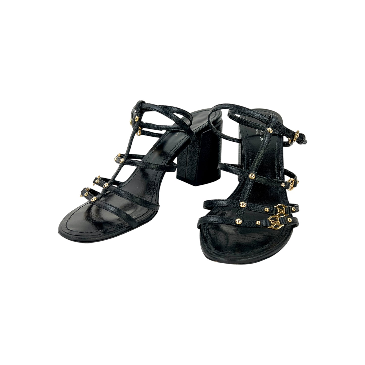 Louis Vuitton Leather Roma Heels