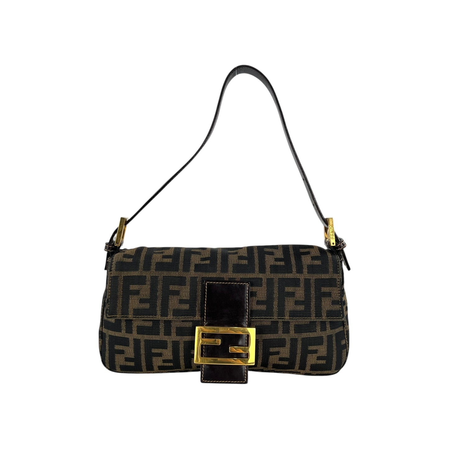Fendi Vintage Zucca Baguette Shoulder Bag