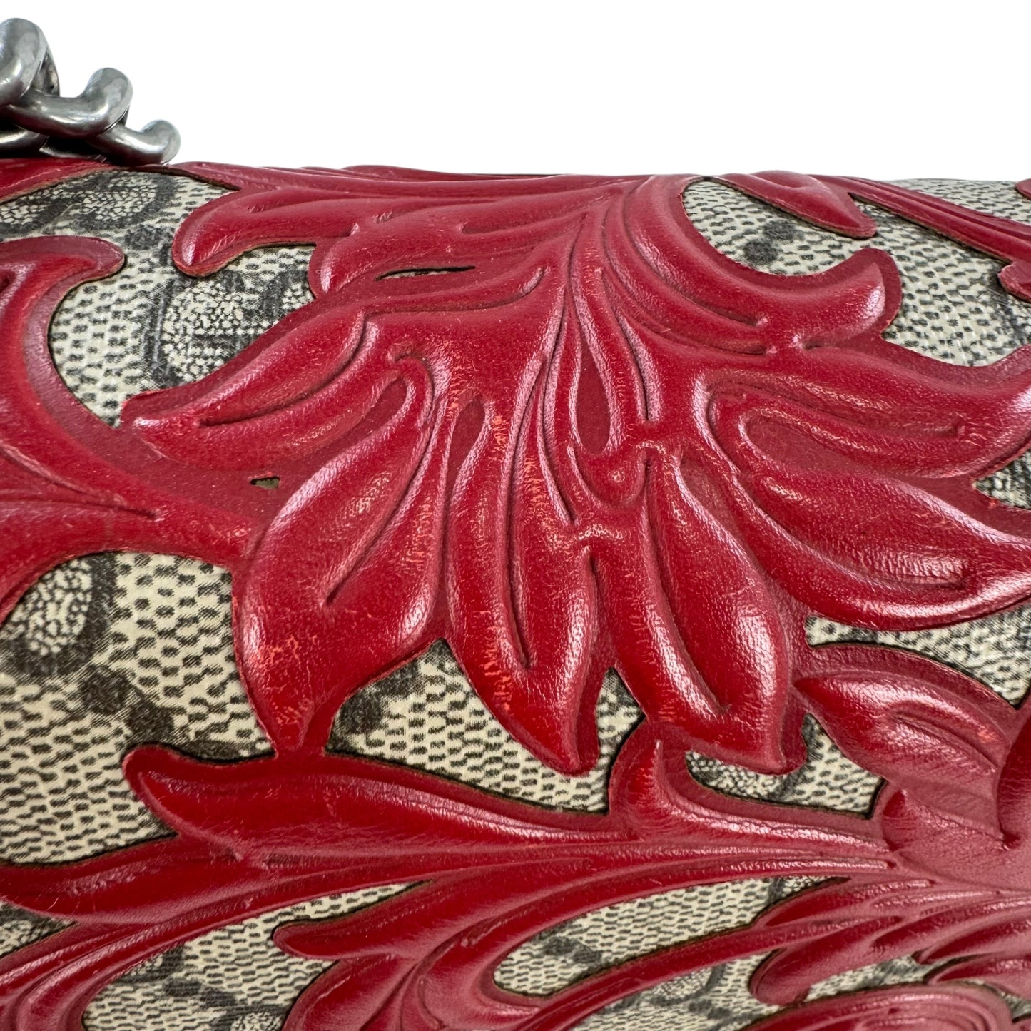 Gucci Monogram Supreme Arabesque Dionysus Shoulder Bag