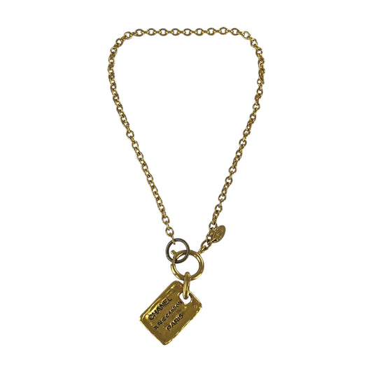 Chanel Vintage Plate Necklace