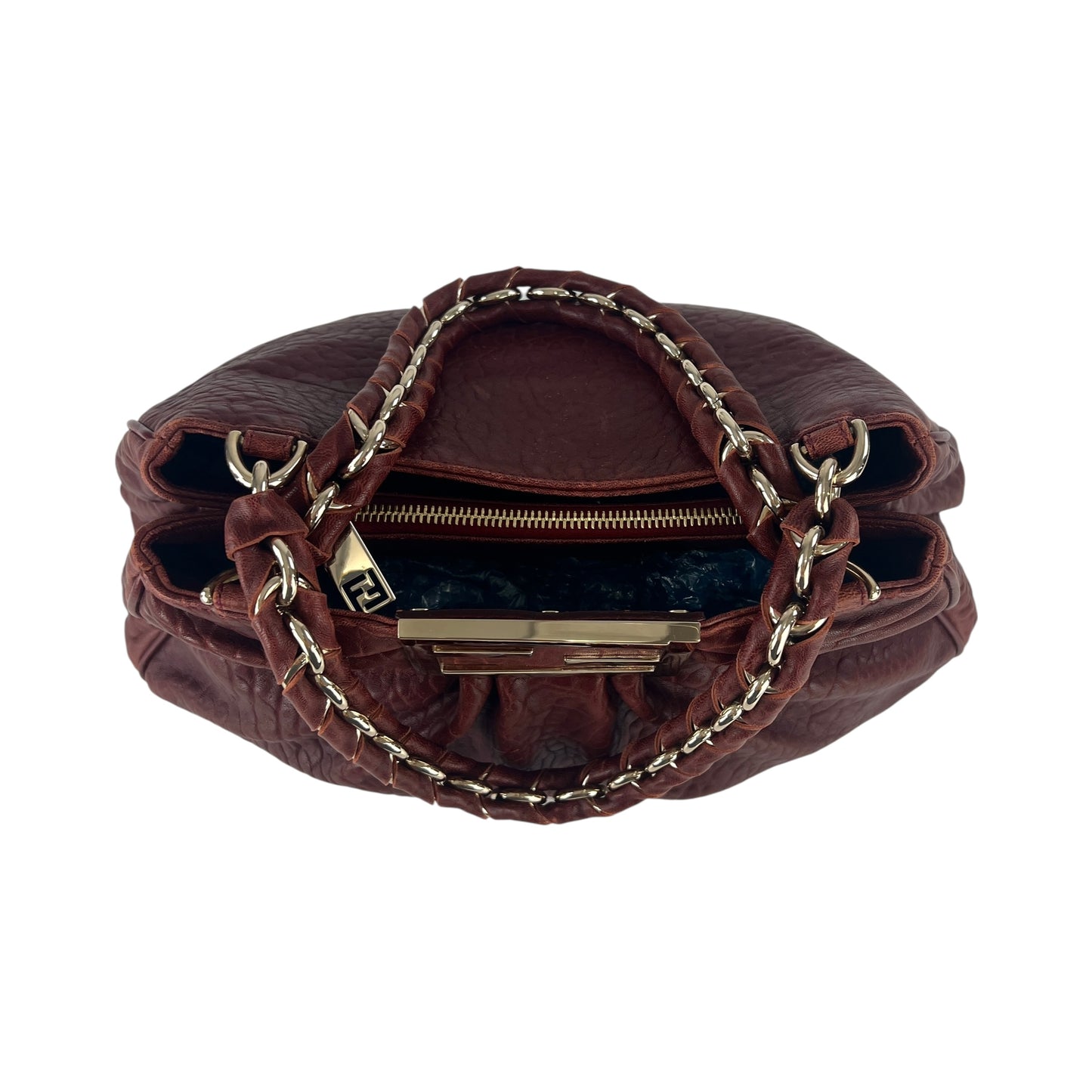 Fendi Mia Leather Shoulder Bag