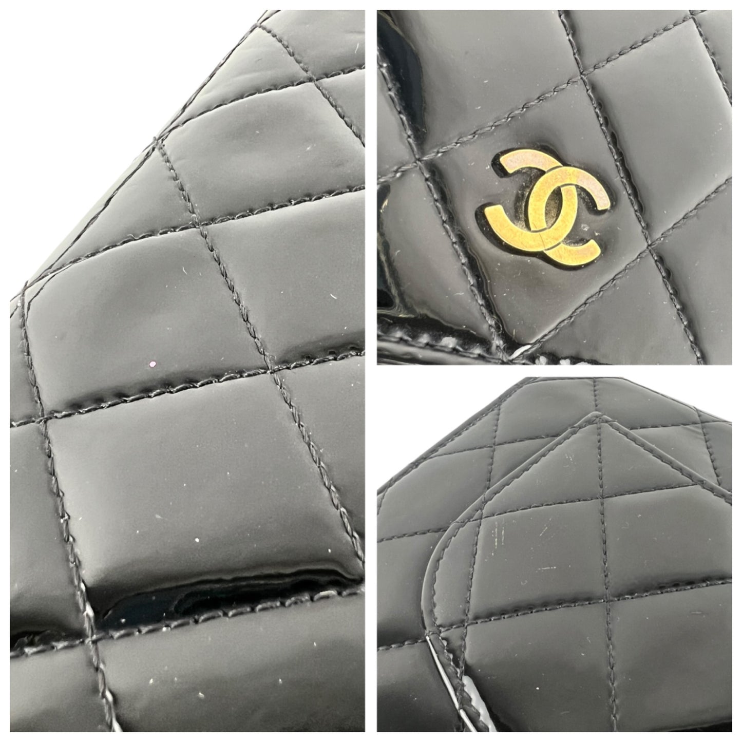 Chanel Wallet On Chain Patent Leather Crossbody Bag