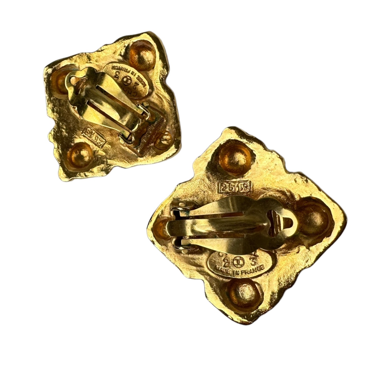 Chanel Vintage Clip-On Earrings