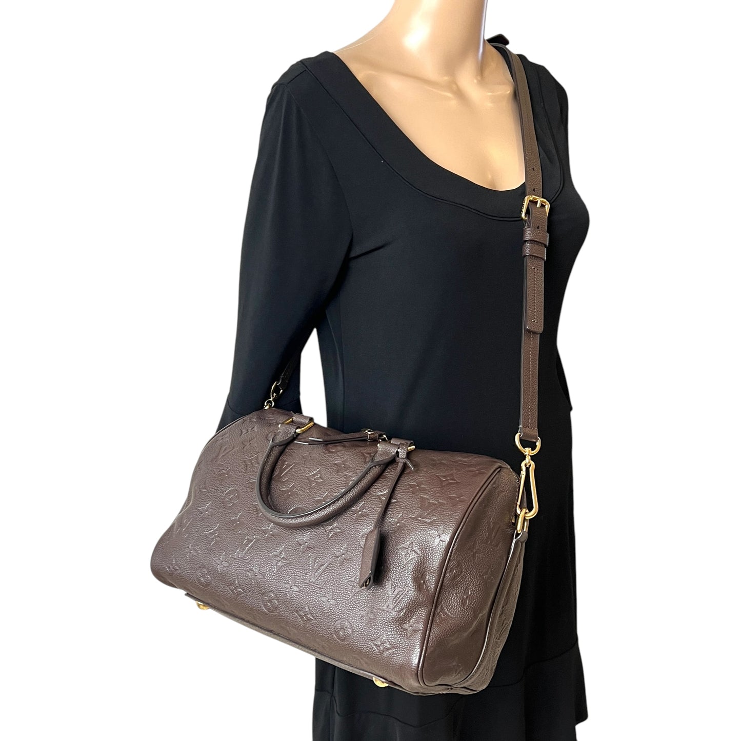 Louis Vuitton Empreinte Monogram Speedy 30 Bandoulière Bag