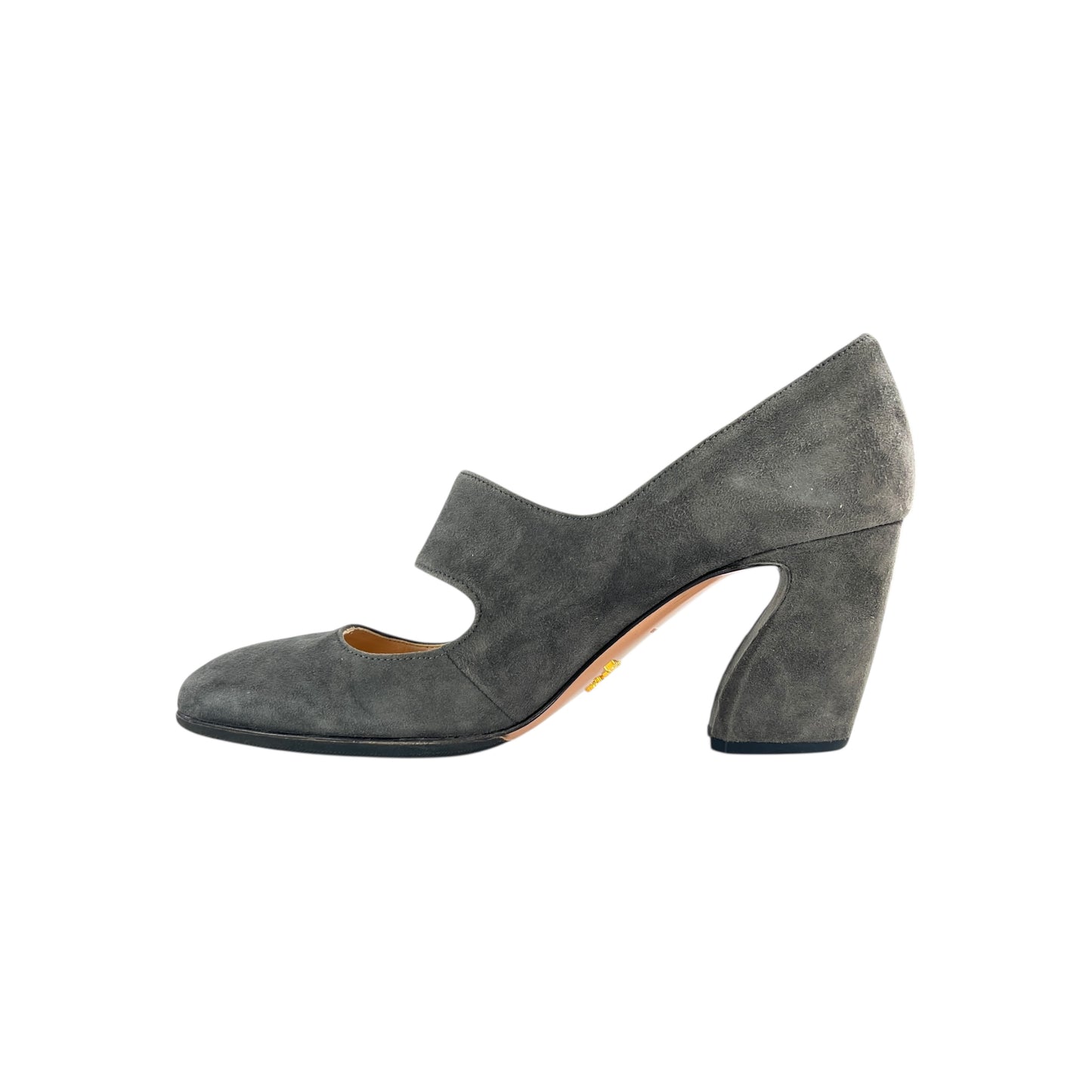 Prada Button Suede Pumps