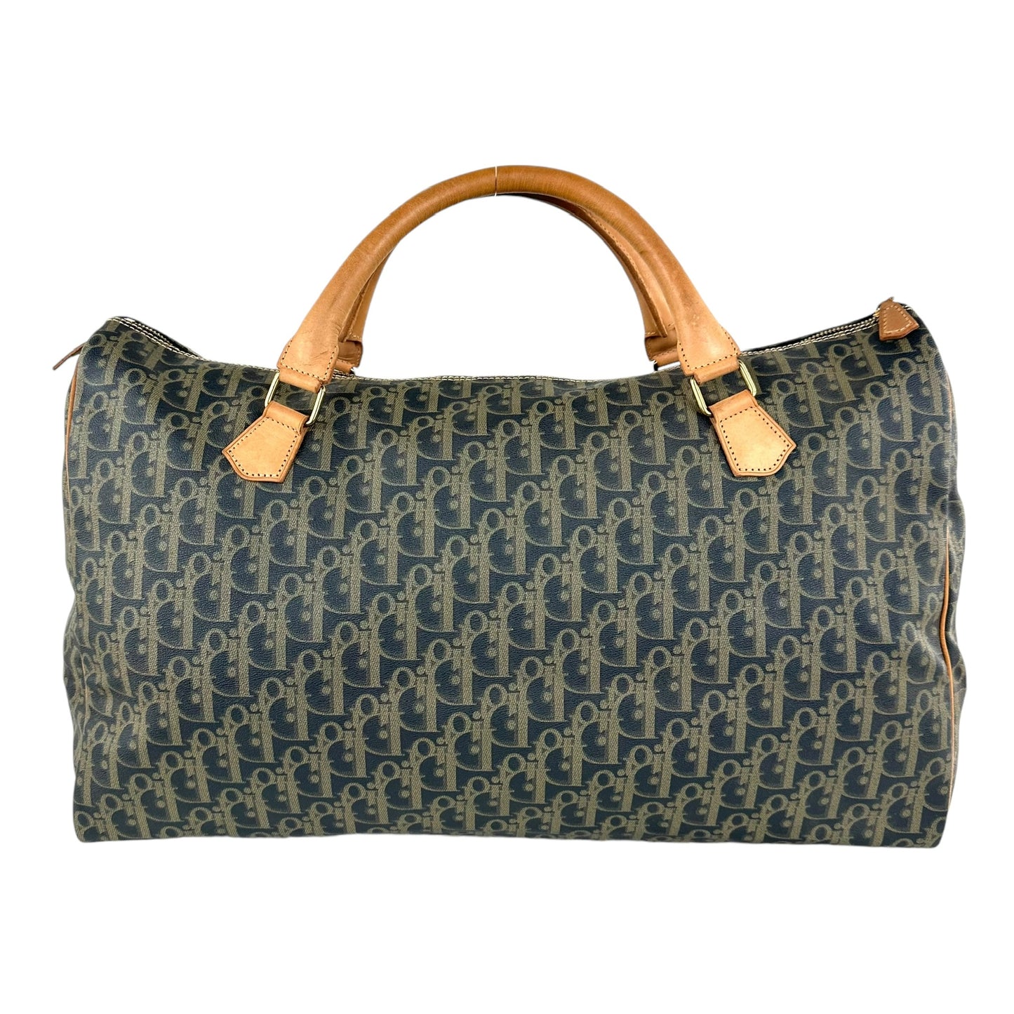 Dior Vintage Trotter Coated Canvas Duffle Bag