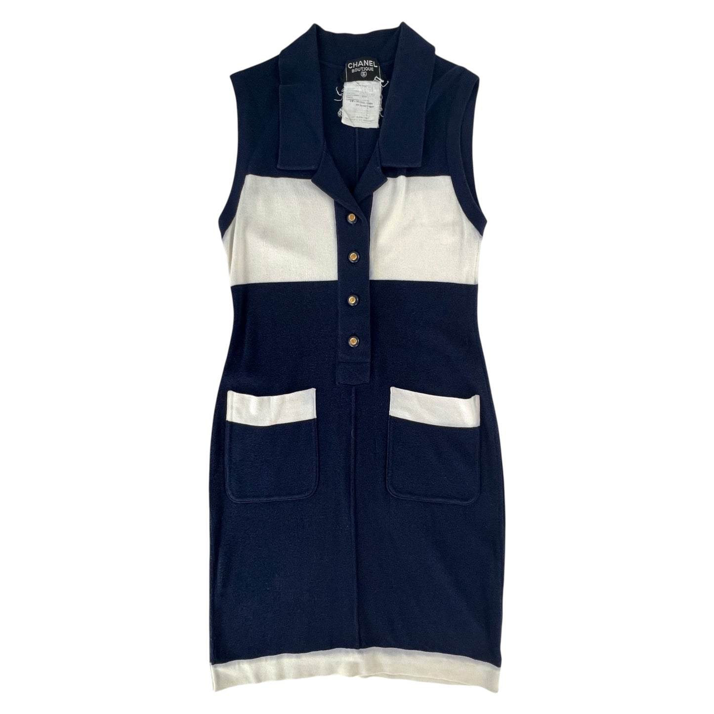 Chanel Boutique Sailor Knit Dress