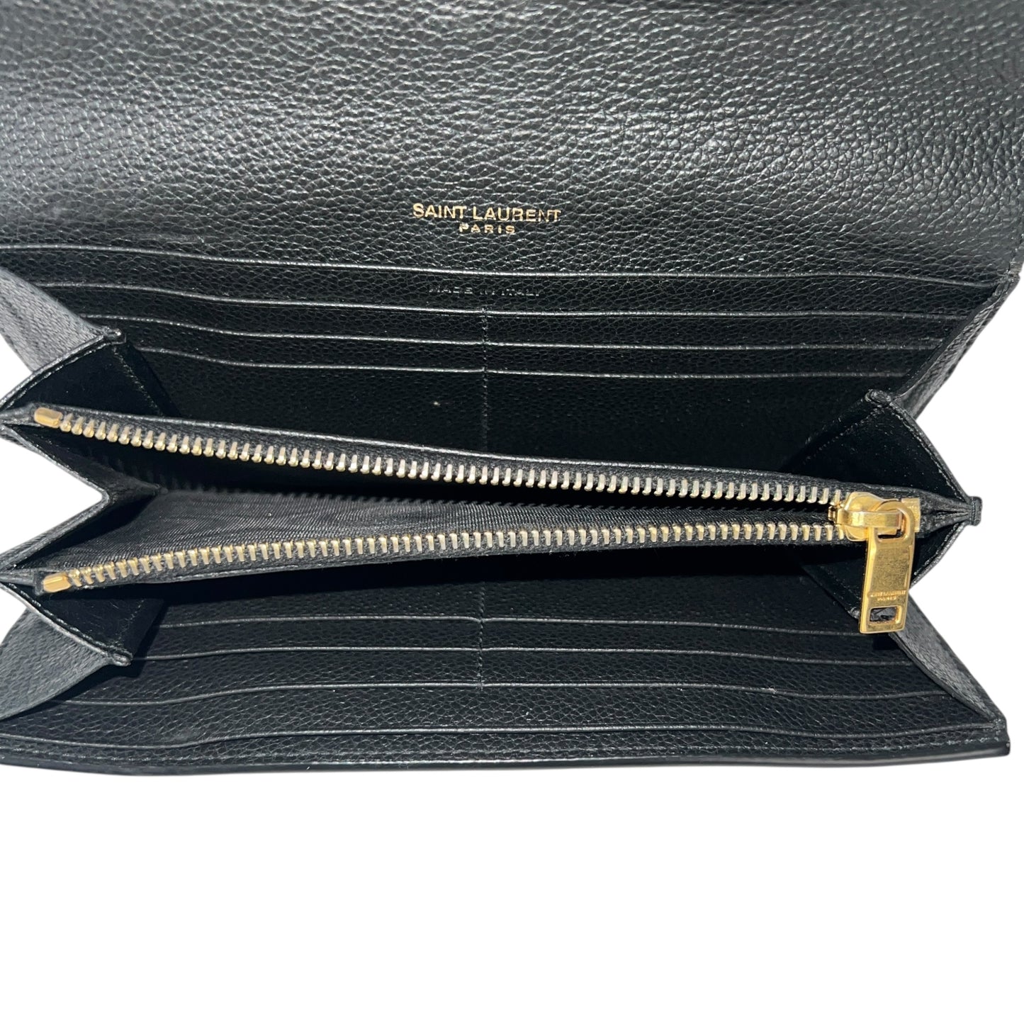 Saint Laurent Continental Leather Wallet