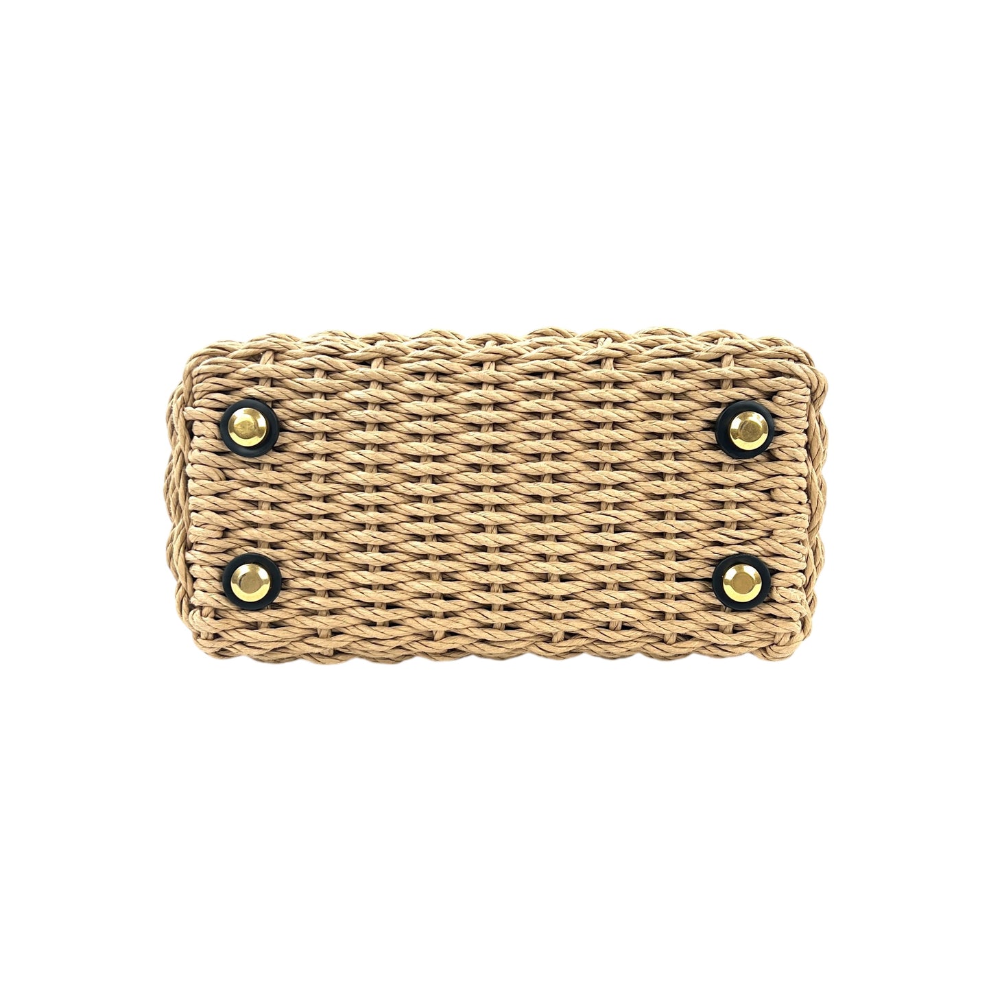 Ferragamo Wicker Top Handle Two-Way Bag