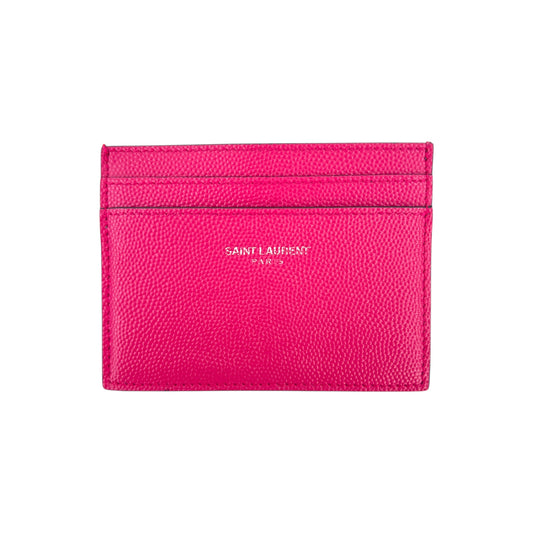 Saint Laurent Leather Card Holder