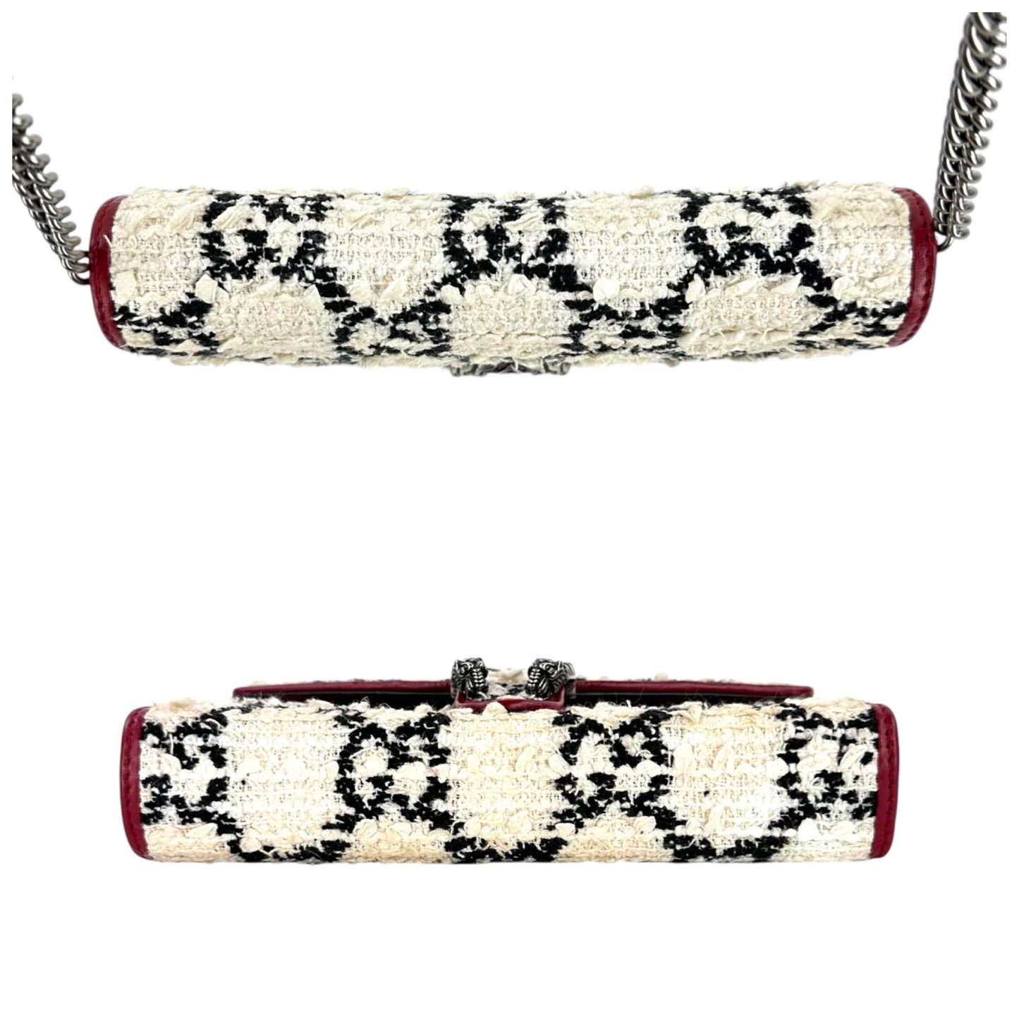 Gucci Monogram Dionysus Tweed Two-Way Bag