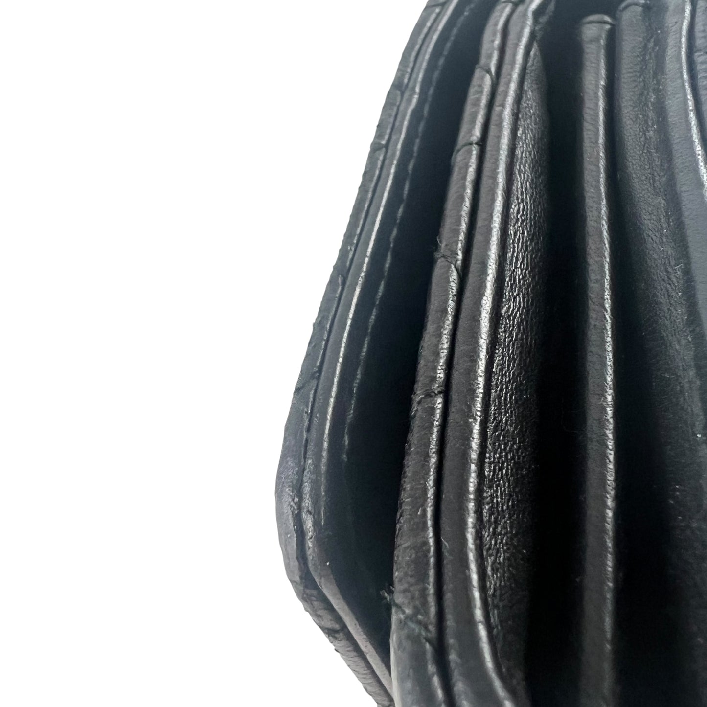 Chanel CC Matelassé Leather Long Wallet