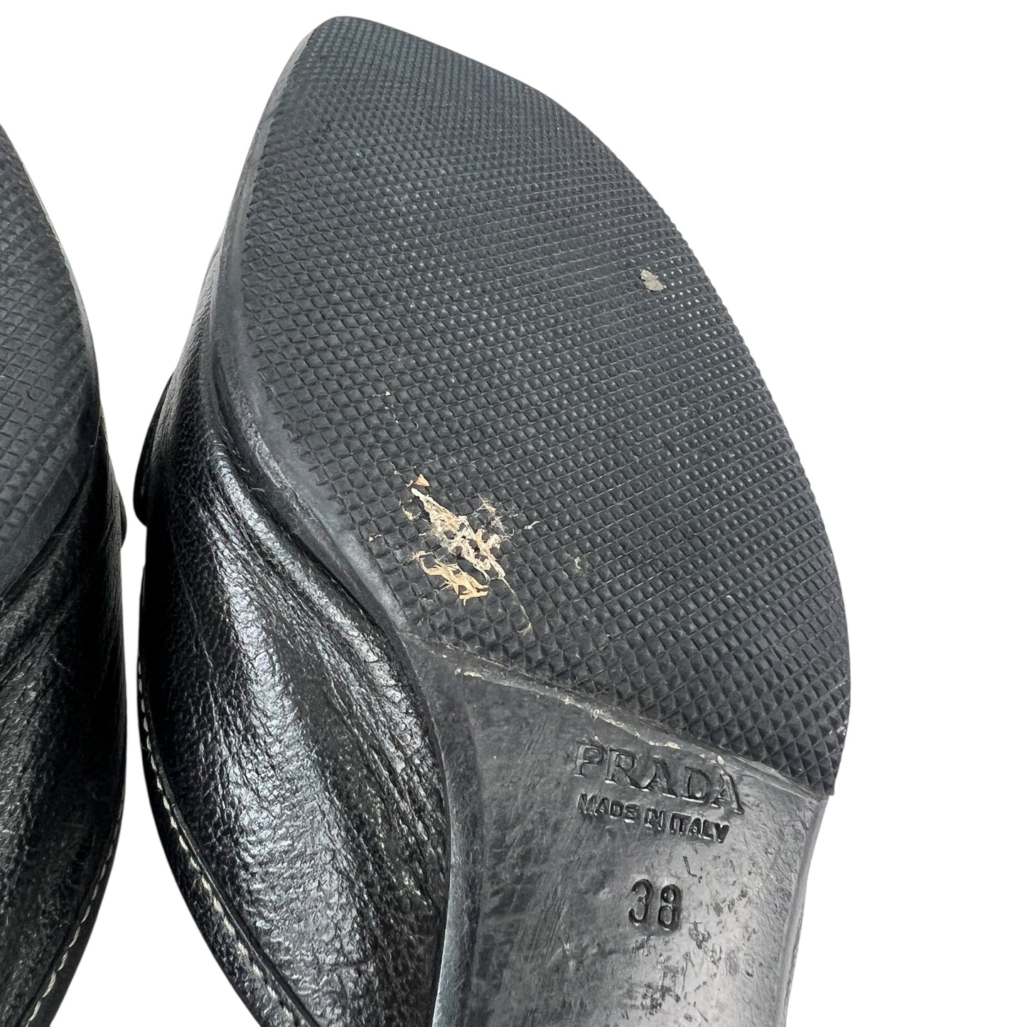 Prada Leather Mules