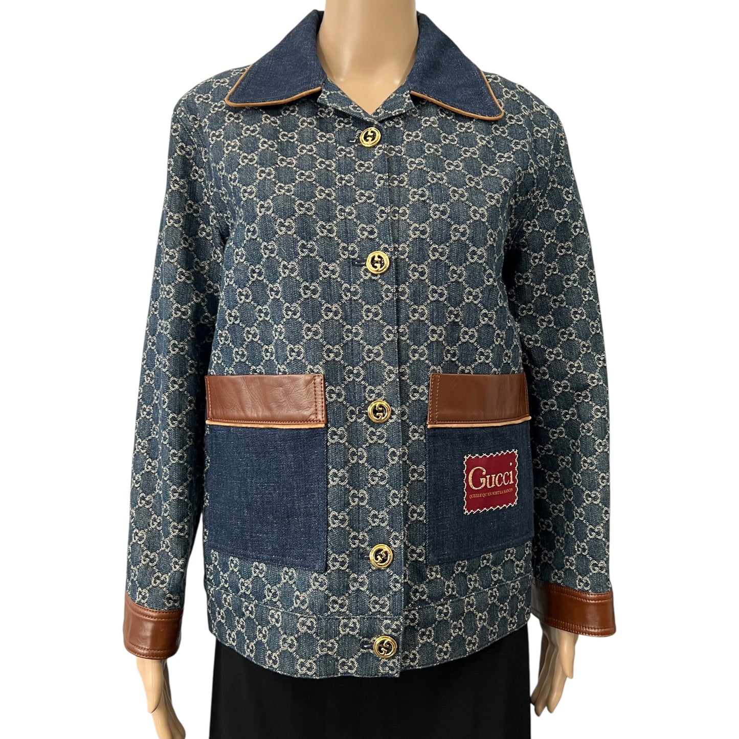 Gucci Monogram Denim Jacket