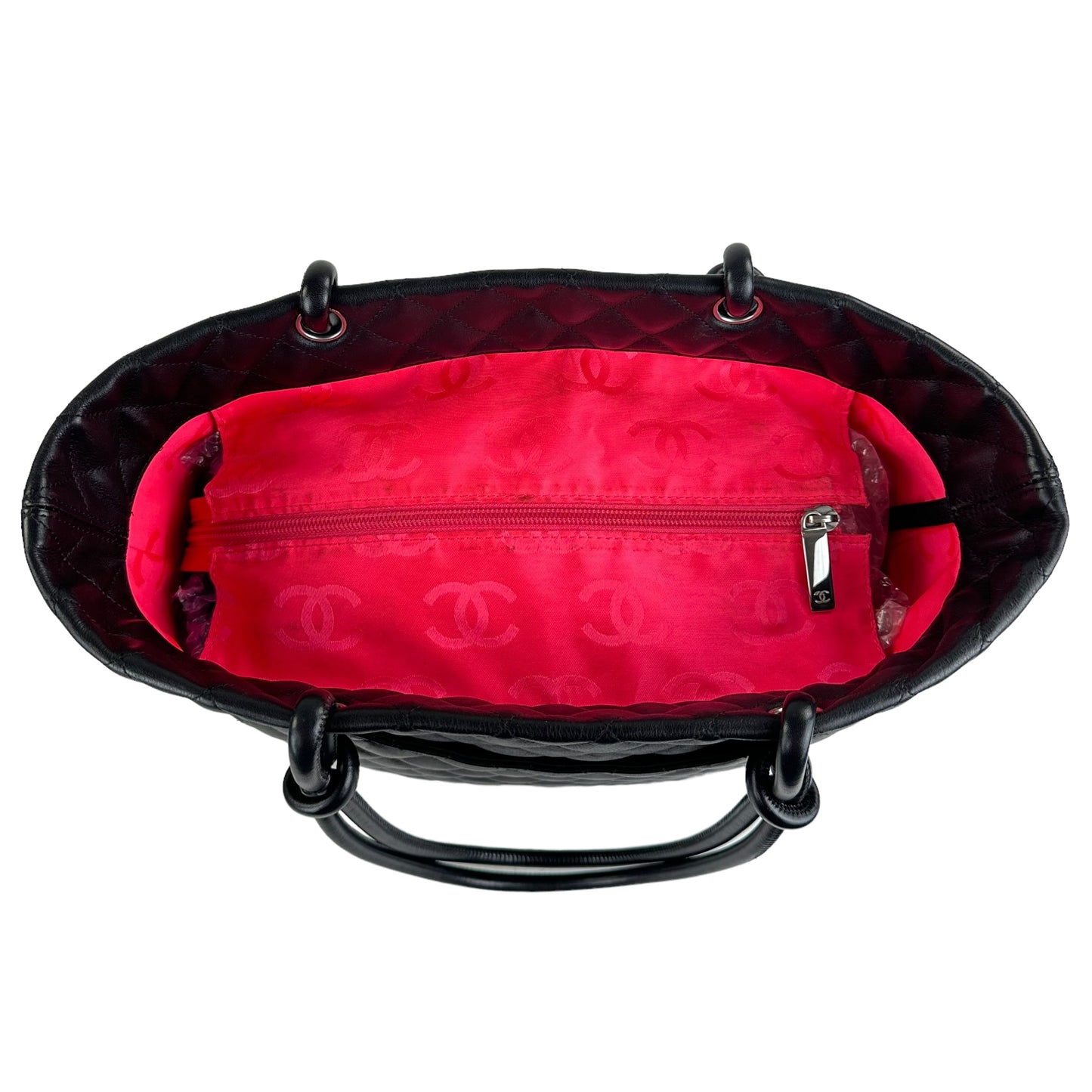 Chanel Cambon Matelasse Leather Tote Bag