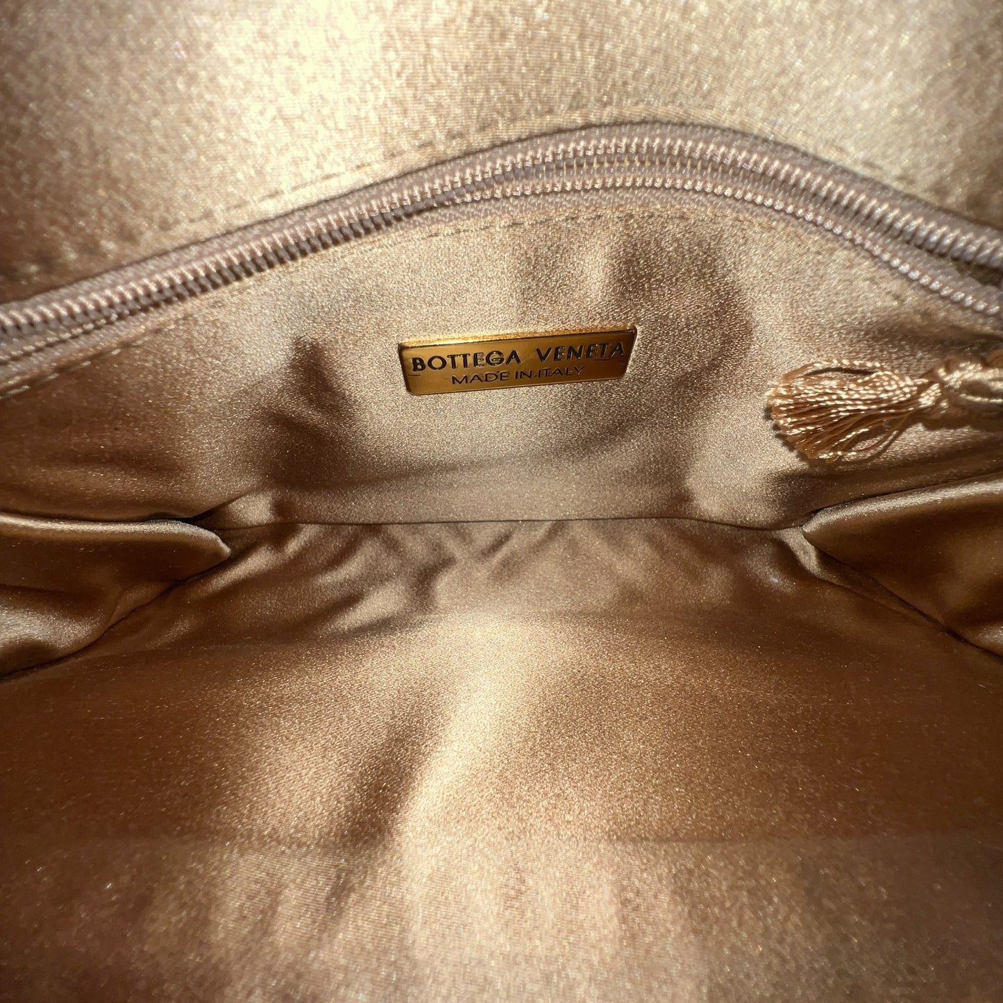 Bottega Veneta Satin Intrecciato Satin Crossbody Bag