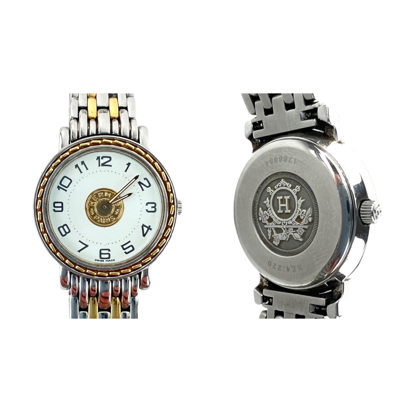 Hermès Vintage Sellier Stainless Steel Watch