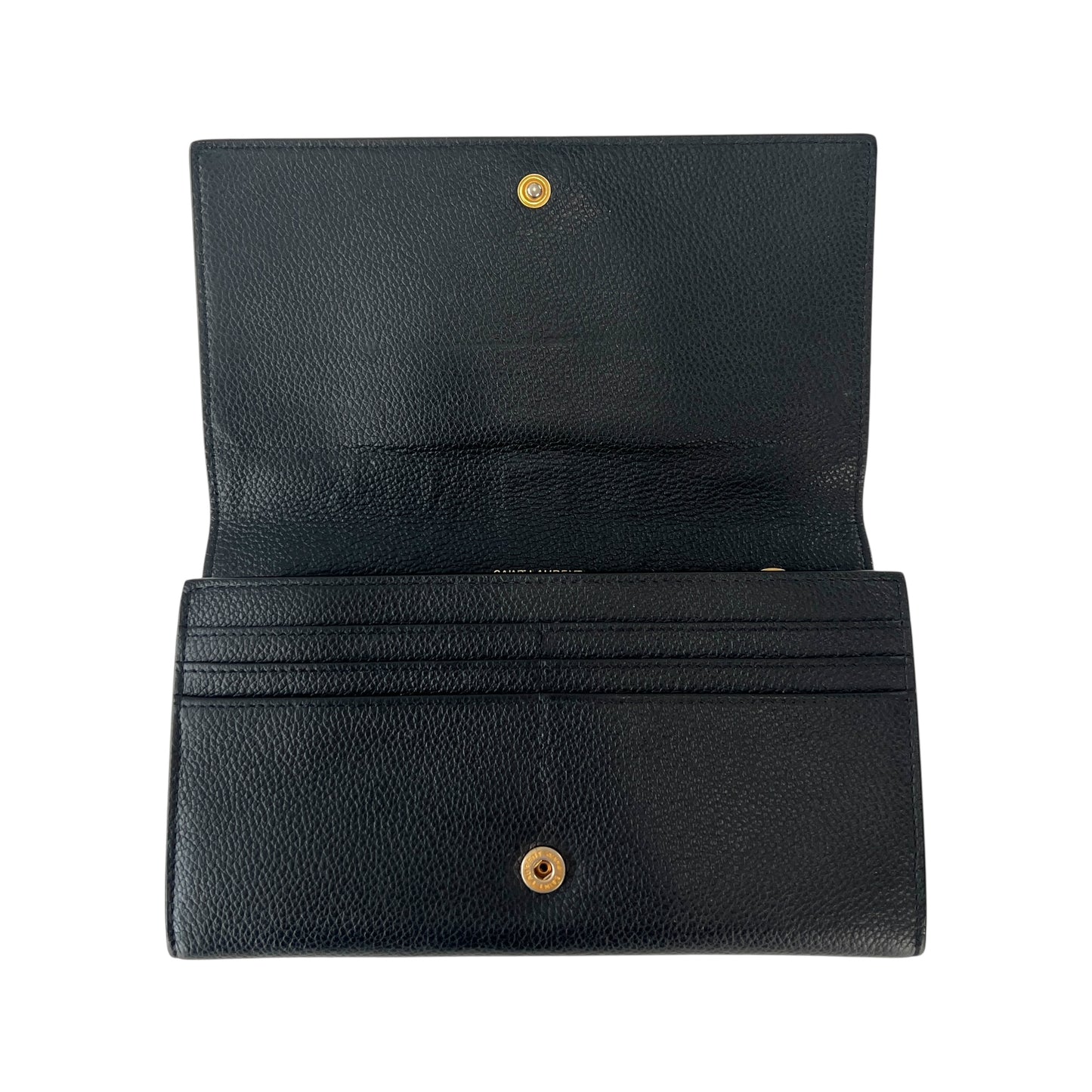 Saint Laurent Continental Leather Wallet