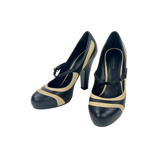 Bottega Veneta Brogue Leather Pumps