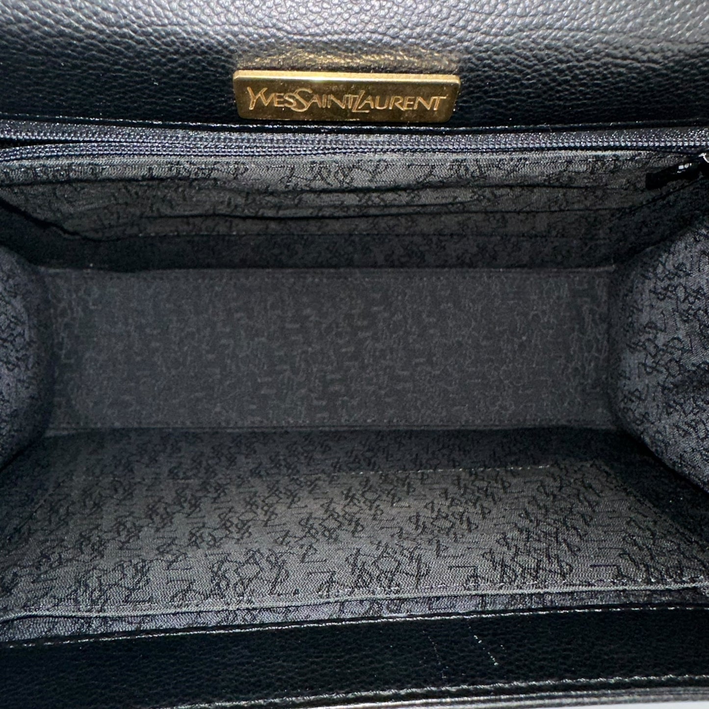 YSL Vintage Leather Top Handle Bag