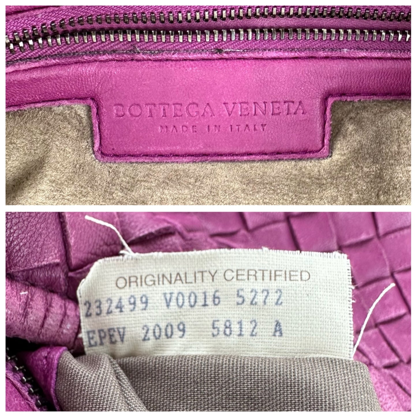 Bottega Veneta Intrecciato Leather Hobo Shoulder Bag