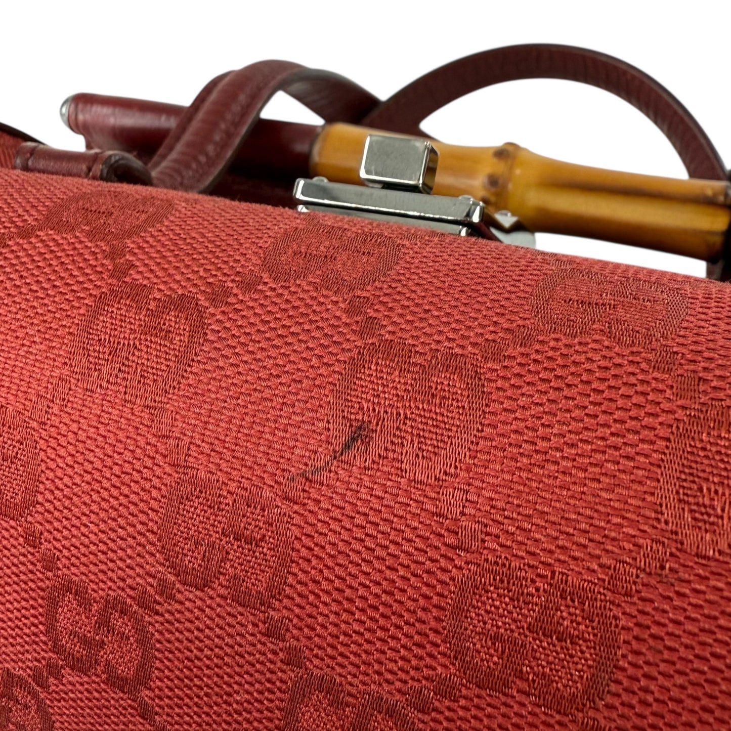 Gucci Monogram Bamboo Mini Handbag