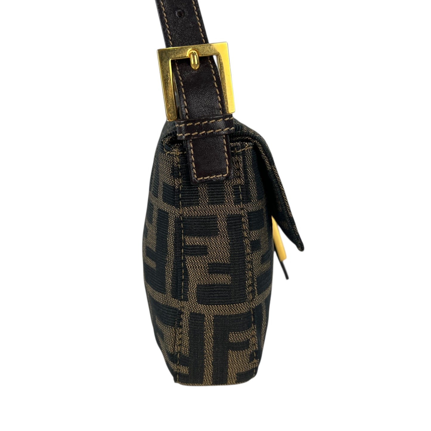 Fendi Vintage Zucca Baguette Shoulder Bag