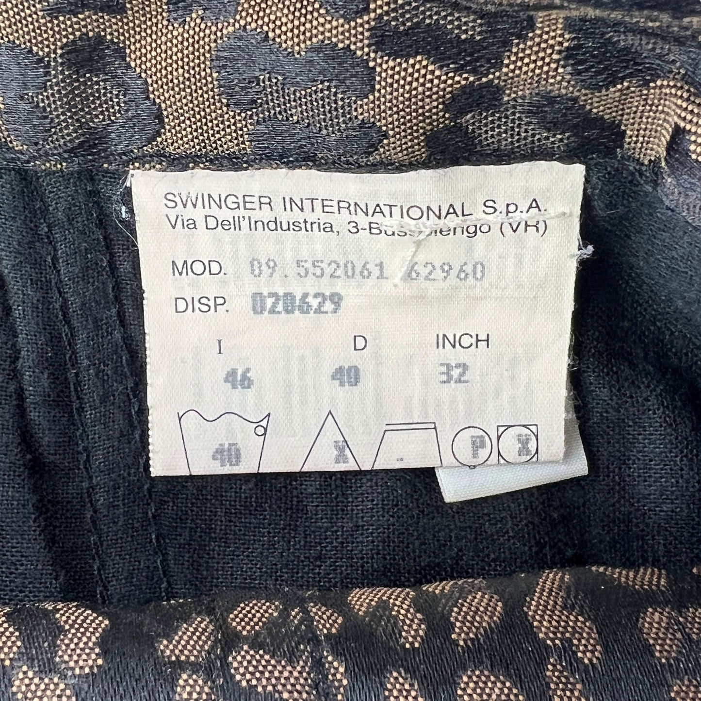 Fendi Vintage Leopard Print Skirt