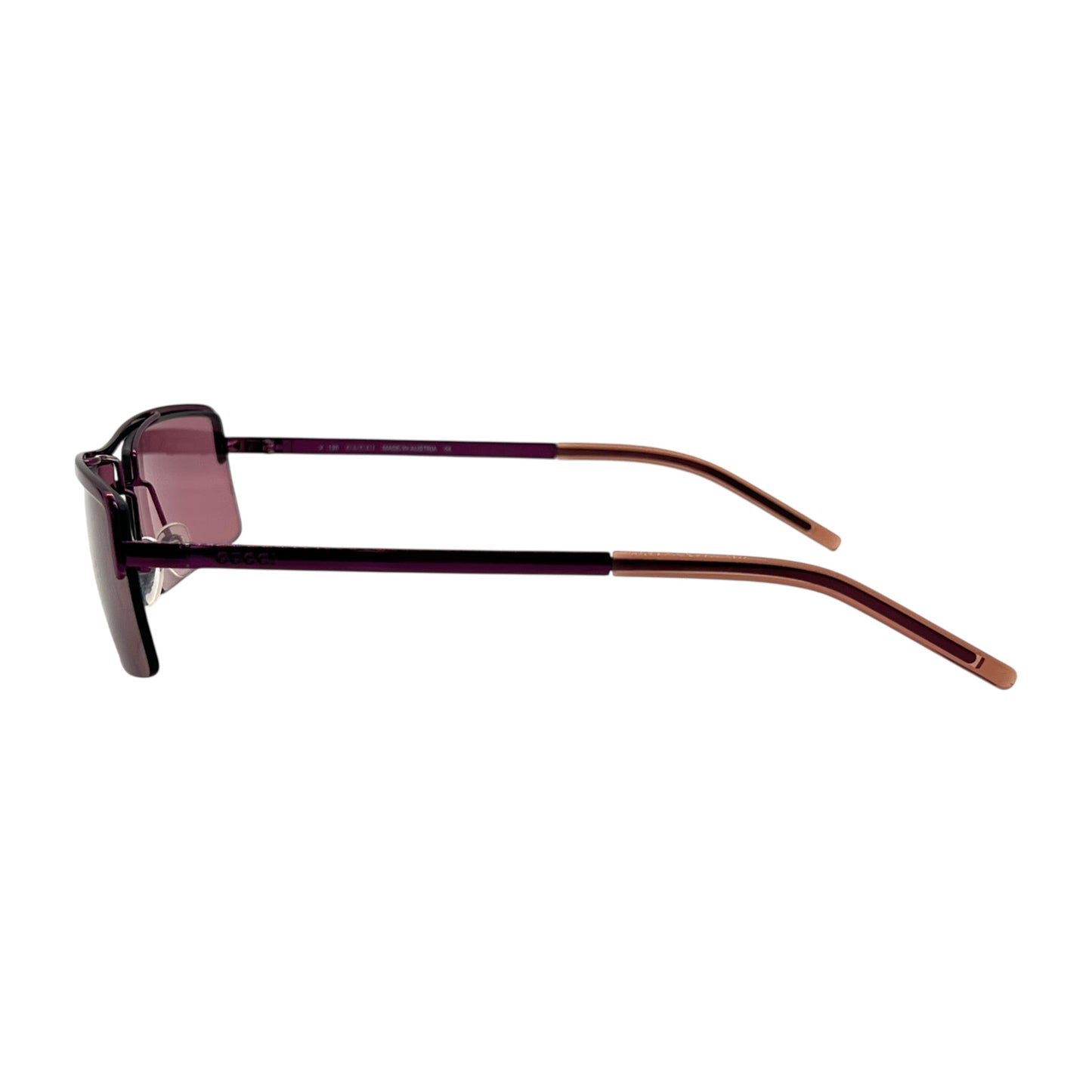 Gucci Purple Metal Sunglasses