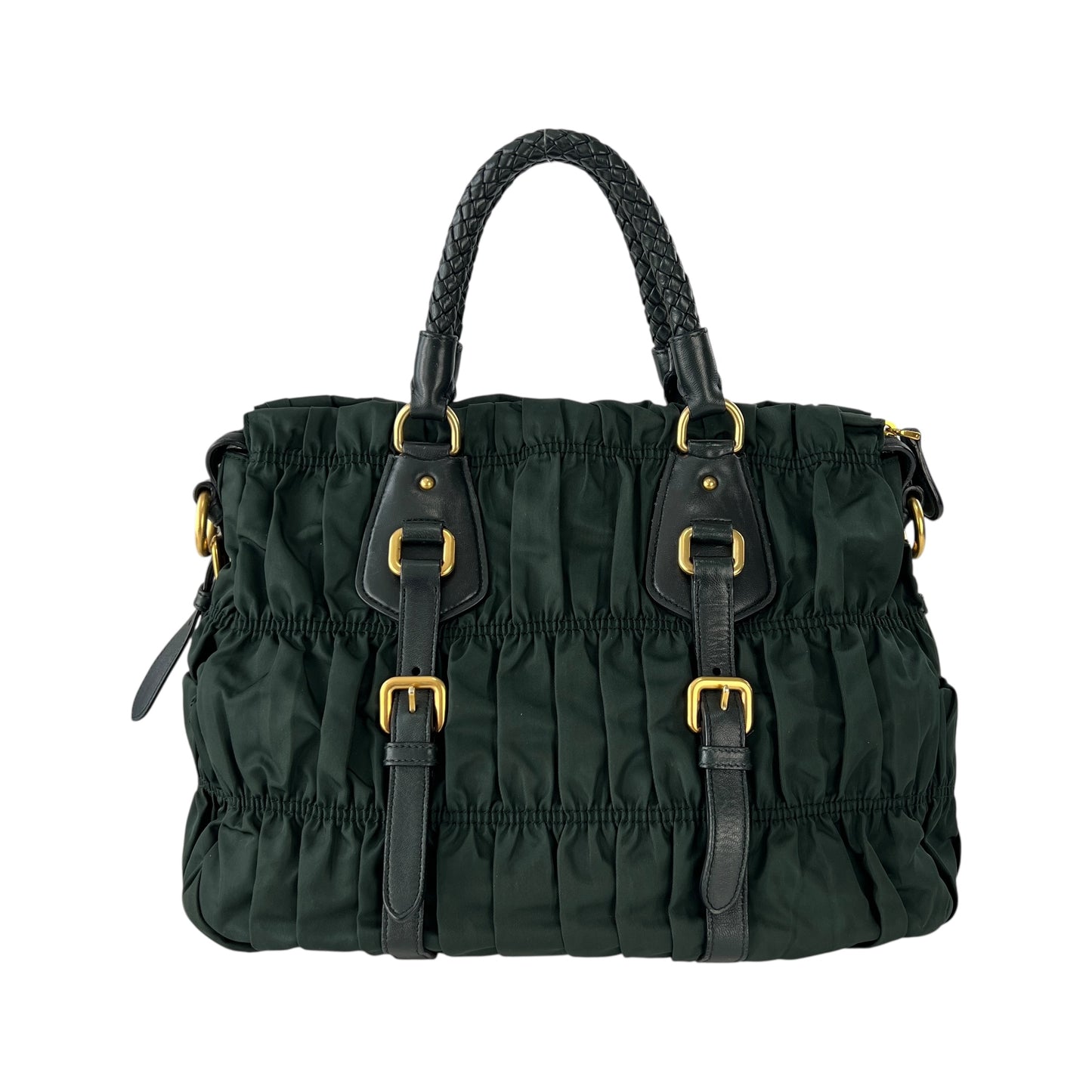 Prada Gaufre Nylon Handbag