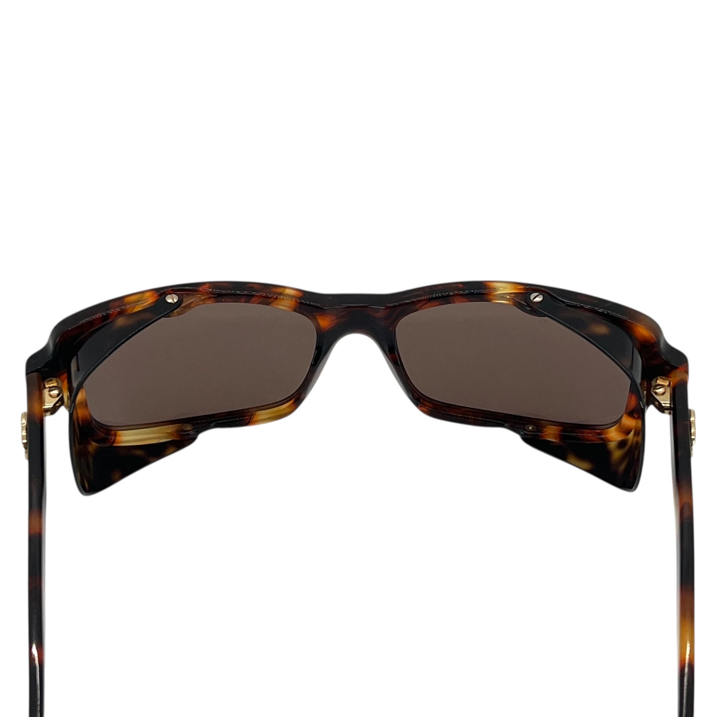 Chanel Tortoise Shell Blinder Sunglasses