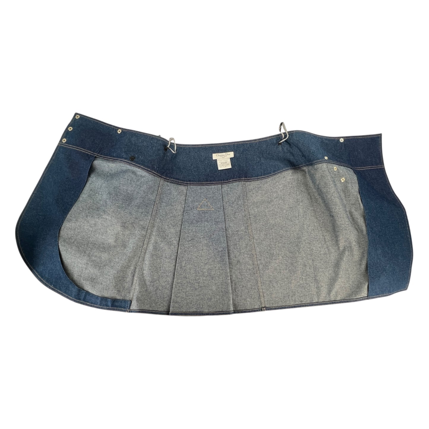 Dior John Galliano Saddle Denim Skirt