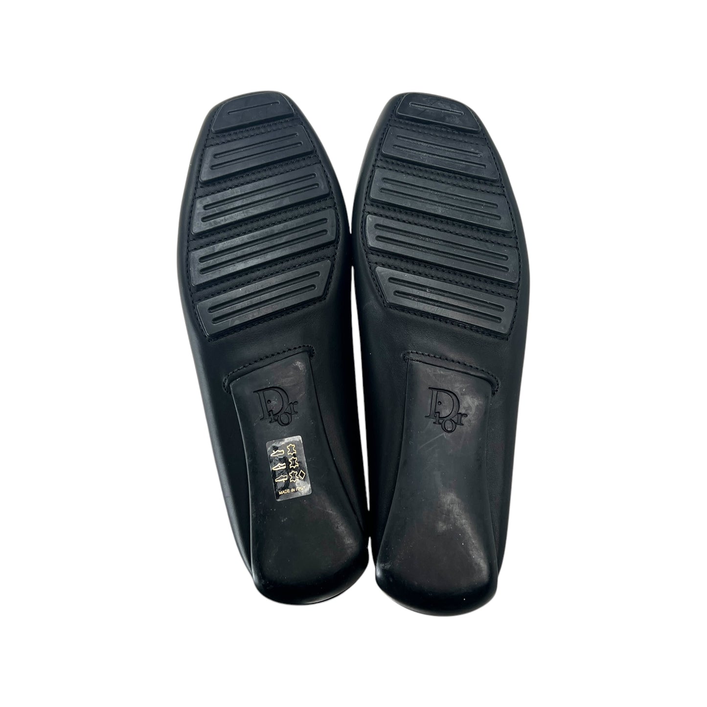 Dior Leather Driver Loafers