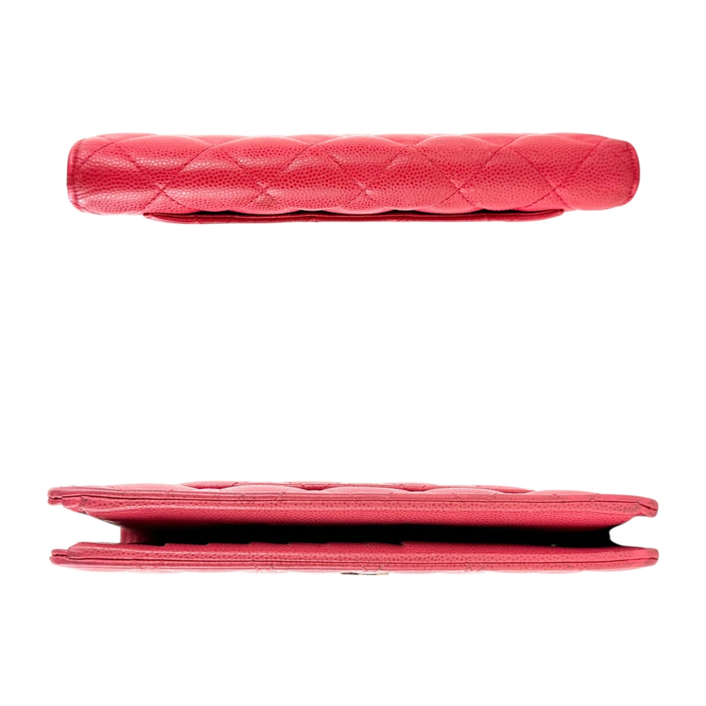 Chanel Matelasse Caviar Leather Long Bifold Wallet