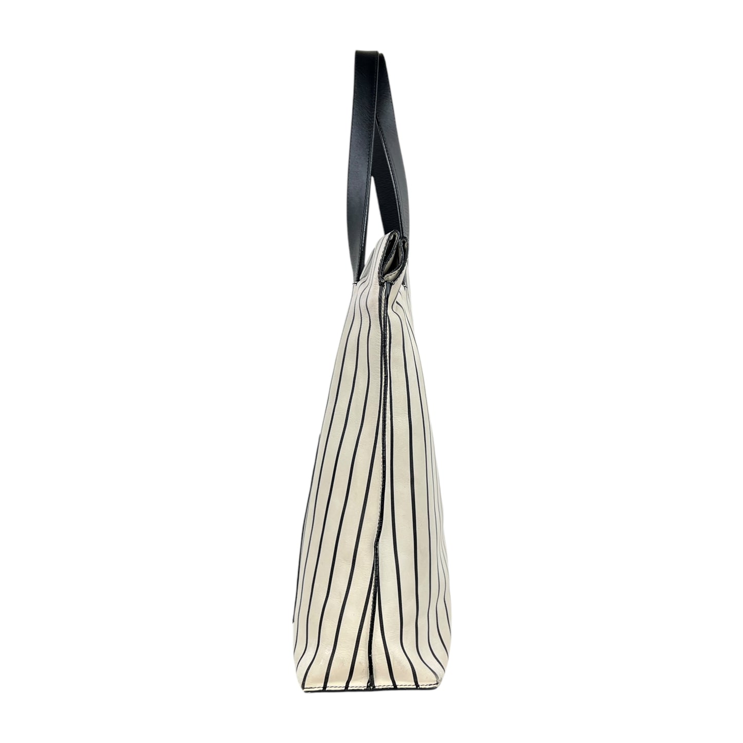 Loewe Anagram Leather Striped Tote Bag
