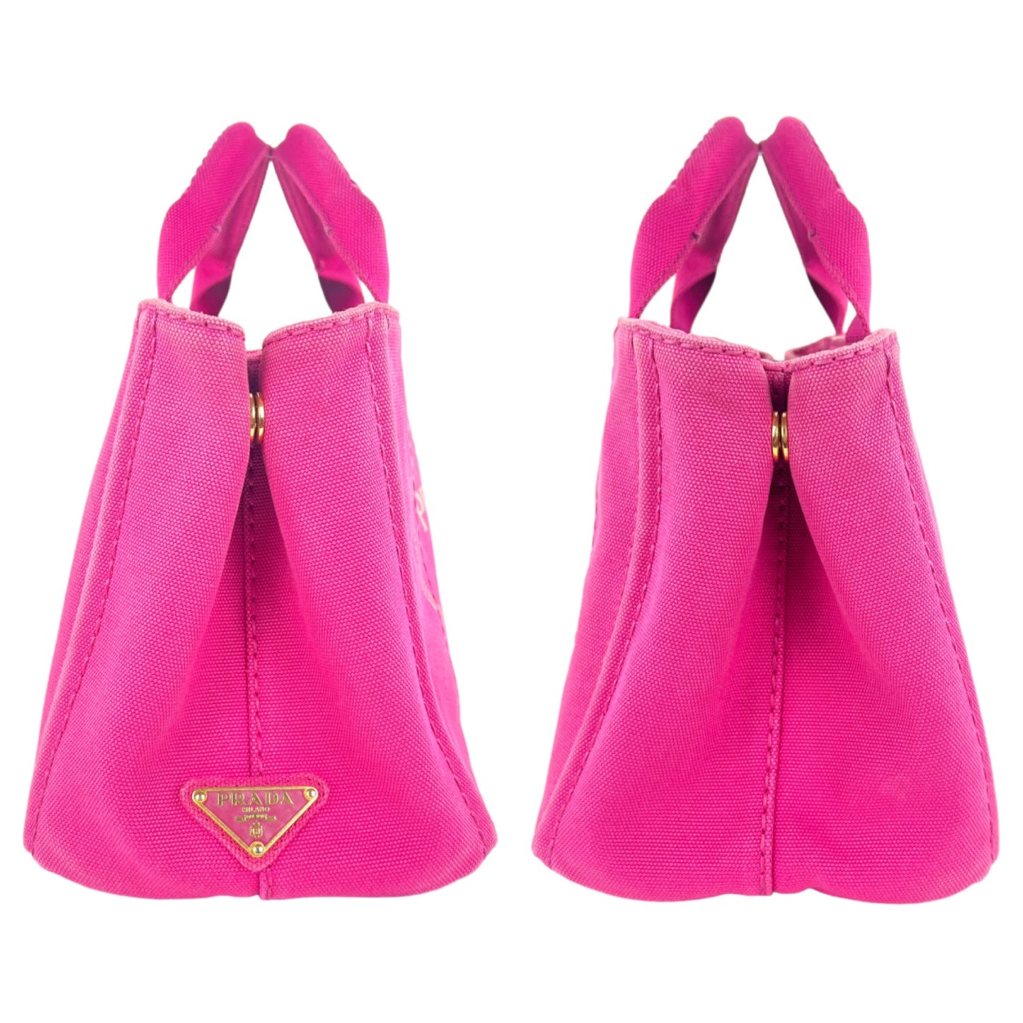 Prada Vintage Mini Canapa Canvas Tote