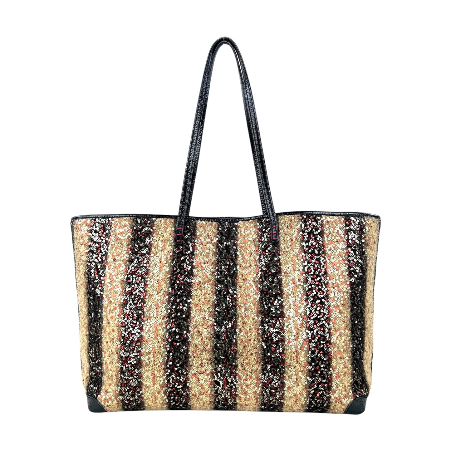 Fendi Pequin Sequin Roll Tote Bag