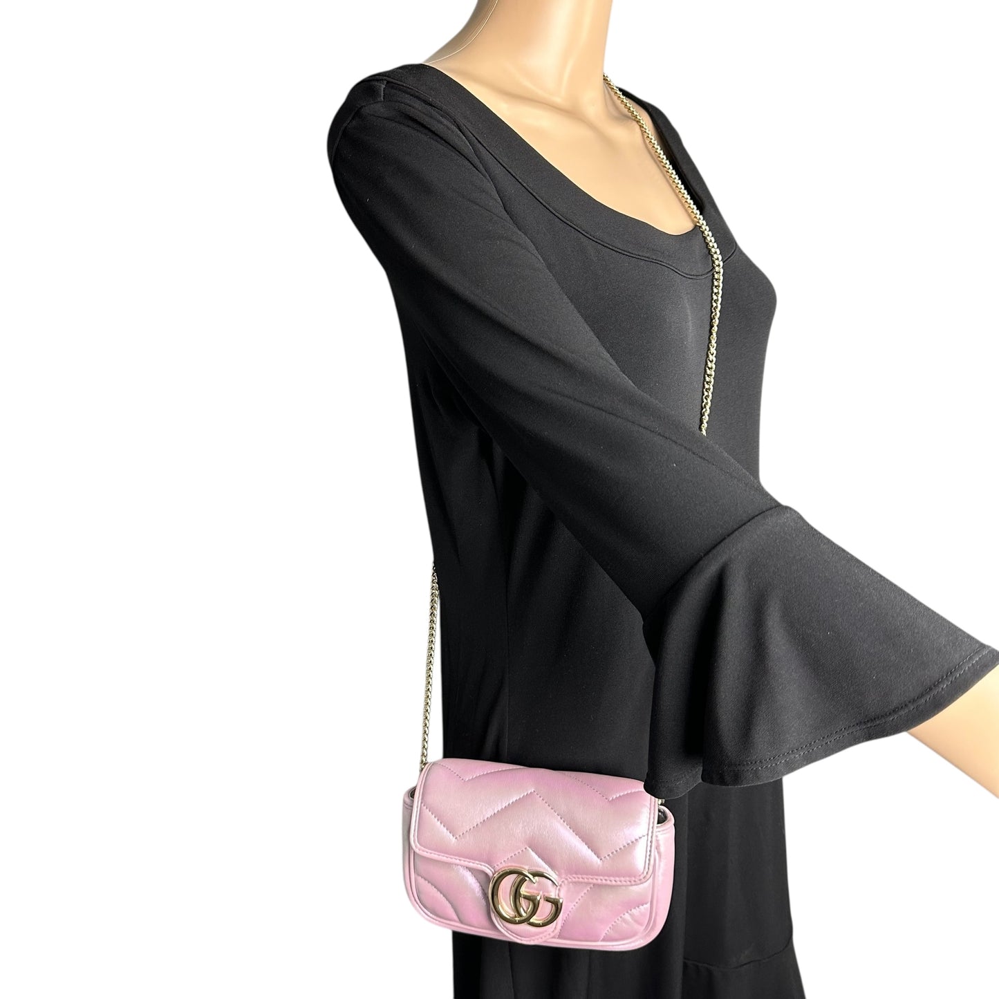 Gucci GG Marmont Holographic Crossbody Bag