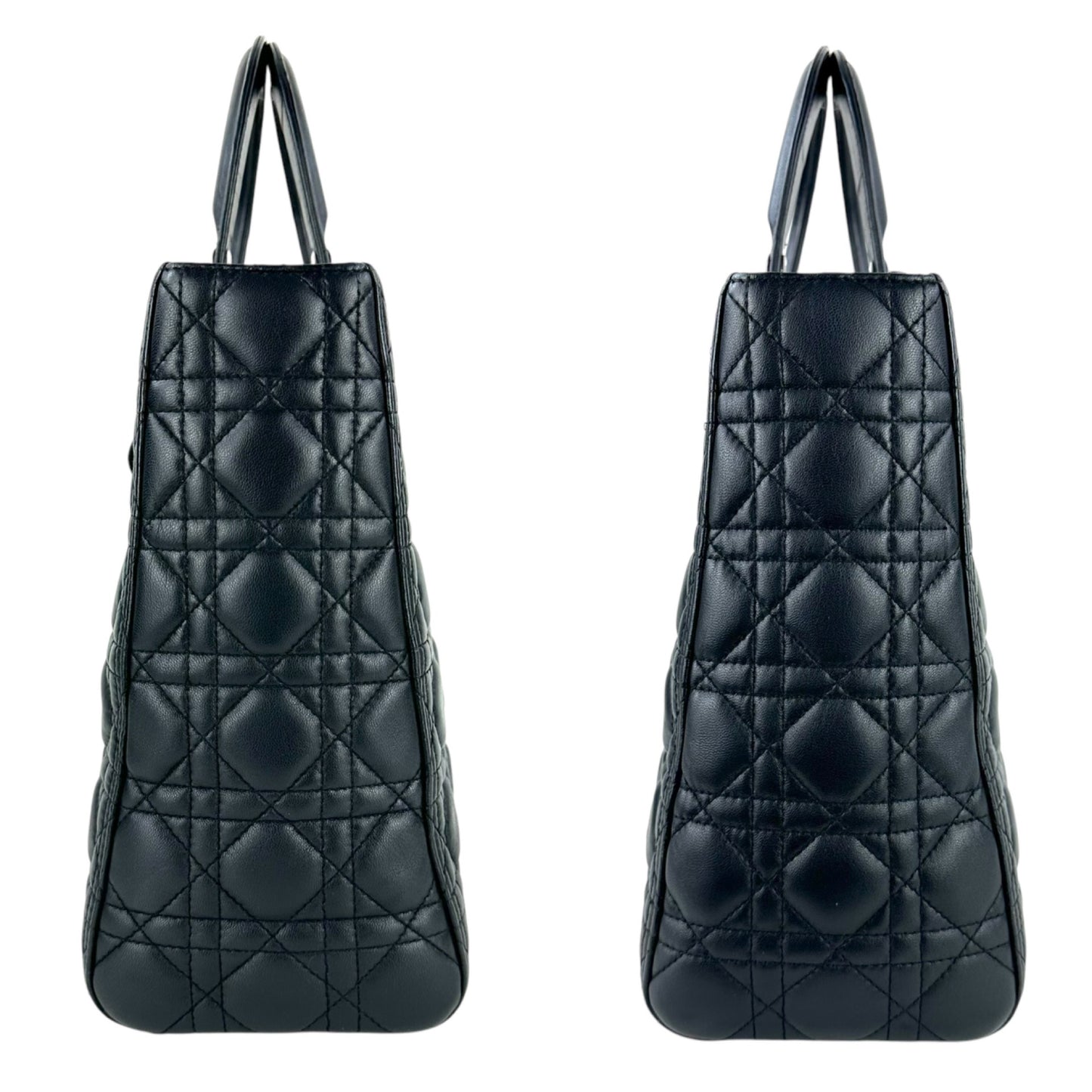 Dior Lady Dior Cannage Leather Two-Way Bag