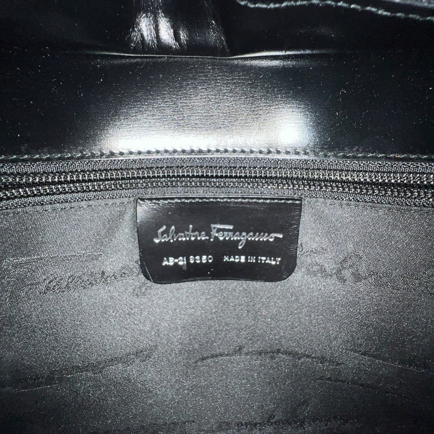 Ferragamo Zebra Print Calf Hair Handbag