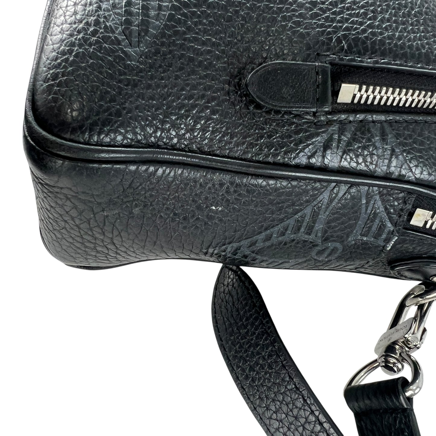 Louis Vuitton Taurillon Shadow Monogram Flight Case Bag